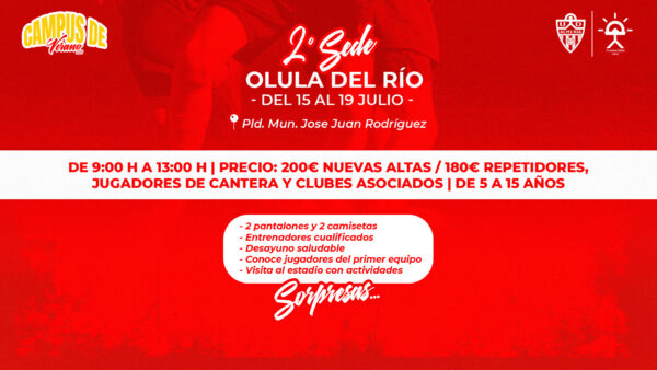 Campus de verano de Olula